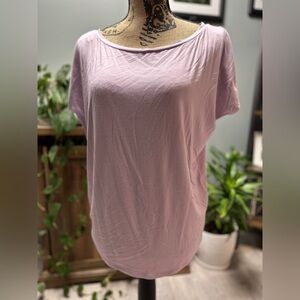 Express light purple off the shoulder top. Size XS.